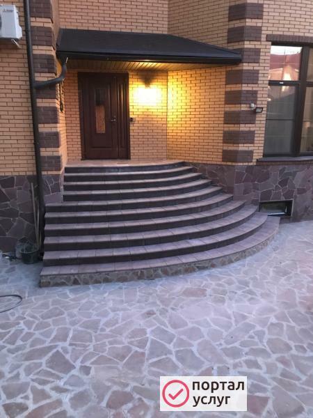 Фото УКЛАДКА ТРОТУАРНАЯ ПЛИТКИ Черусти
