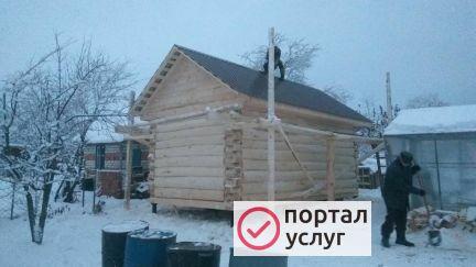 Фото Баня ручной рубки 3х6