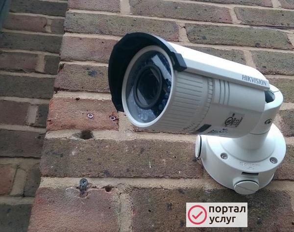 Фото Установка камер видеонаблюдения