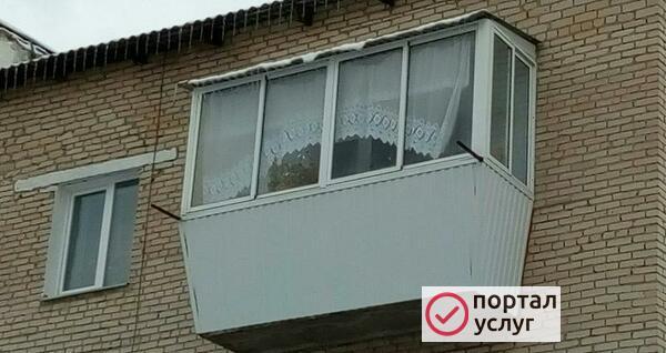 Фото Белоснежные балконы купе.