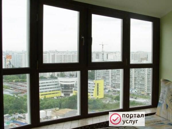 Фото Остекление окна ПВХ