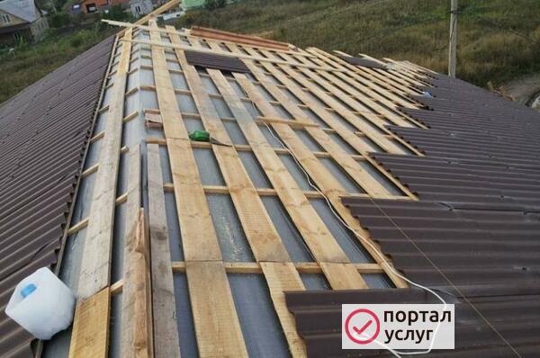 Фото Монтаж крыши