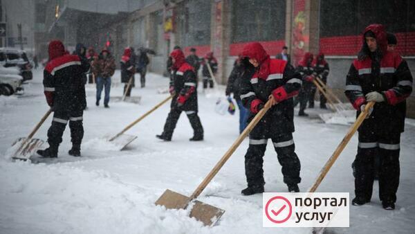 Фото Уборка снега в Находке