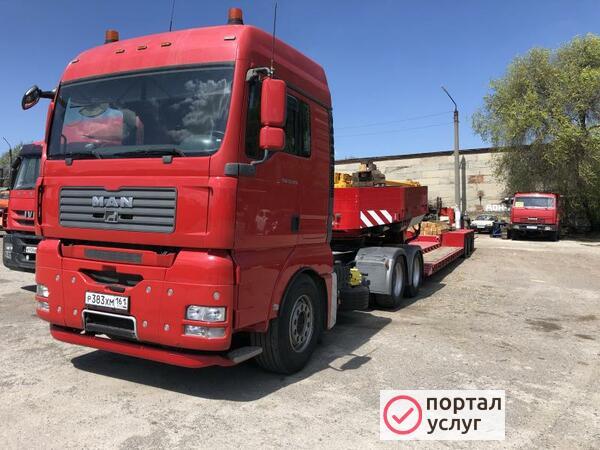 Фото Услуги низкорамного трала