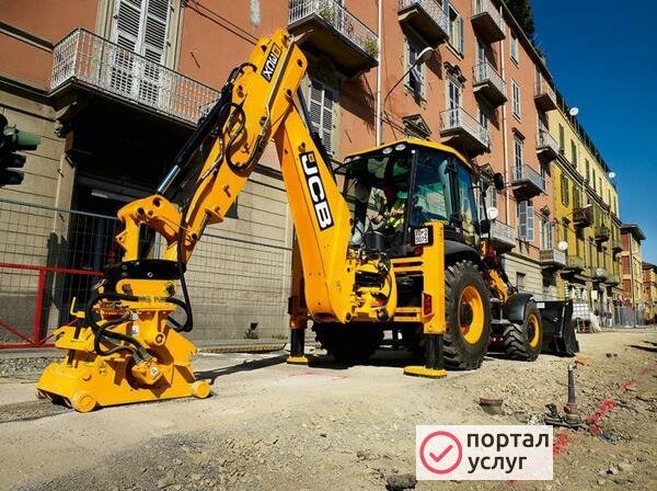 Фото Аренда экскаватора погрузчика