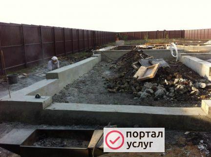 Фото Фундамент буро-набивной