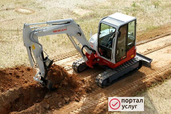 Фото Услуги мини экскаватора 