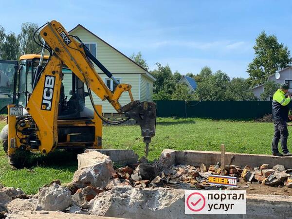 Фото экскаваторов с гидромолотом