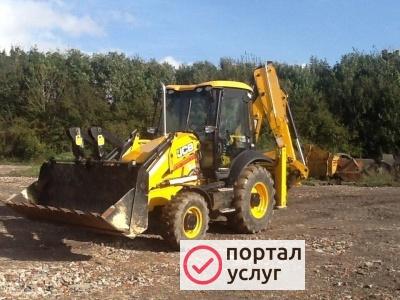 Фото Экскаватор погрузчик Пущино