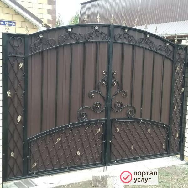 Фото Кованые ворота и калитки