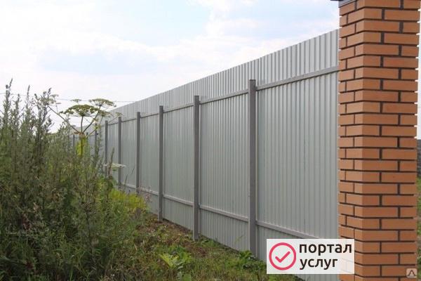 Фото Установка забора