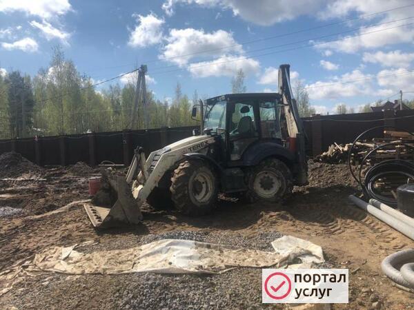 Фото Аренда челюстного экскаватора-погрузчика
