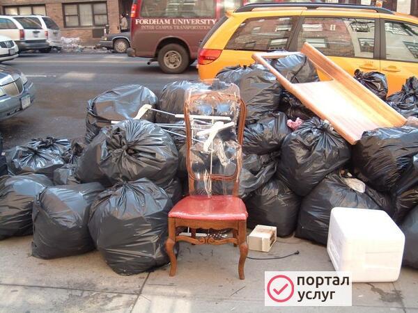 Фото Вывоз мусора на полигон