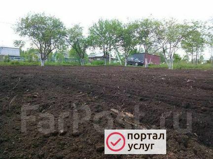 Фото Вспашу землю мотоблоком