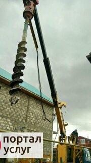 Фото Бурение свай Буровая 