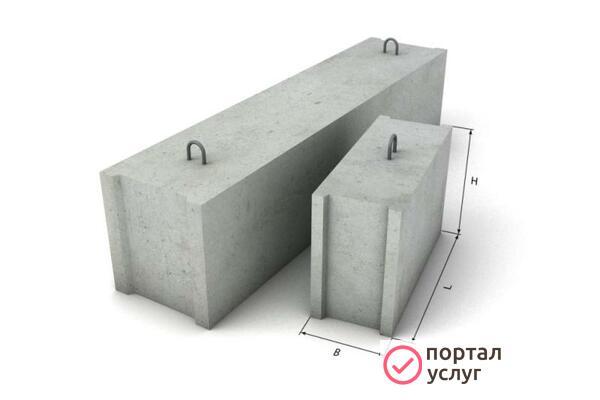 Фото Блоки фундаментные