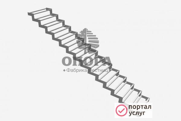 Фото Металлический каркас под лестницу 