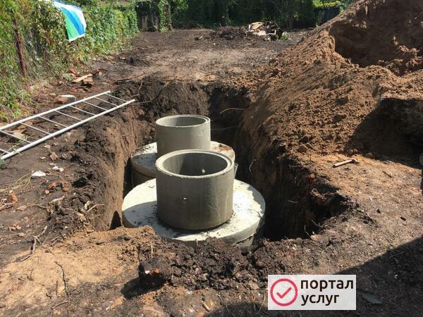 Фото Сливные ямы под ключ 