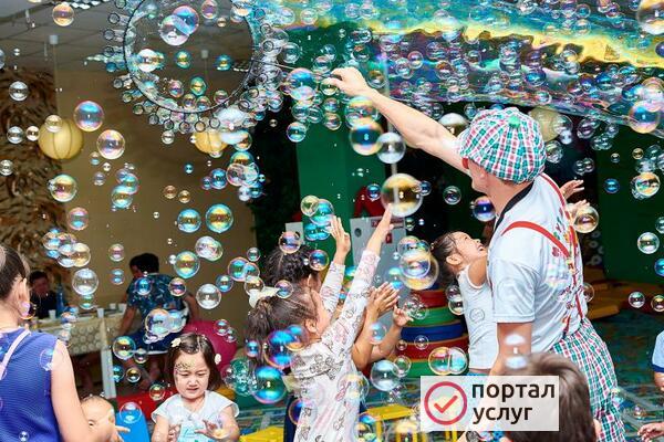 Фото Шоу мыльных пузырей