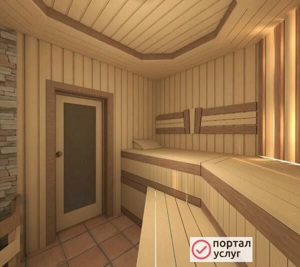 Фото Отделка бани качественно