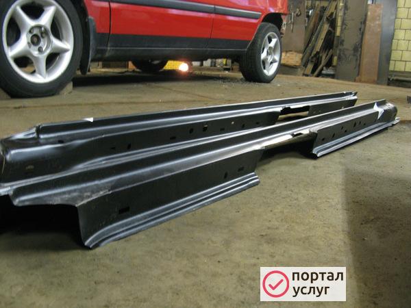 Фото Замена порогов