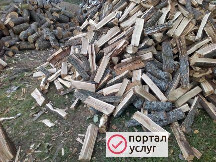 Фото Дрова Колотые дуб берёза