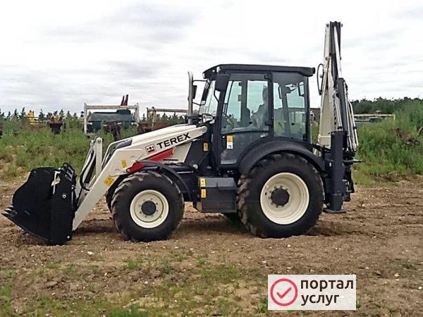Фото Эксковатор погрузчик услуга аренда