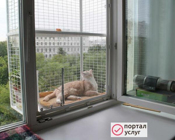 Фото Балкончик для кошки