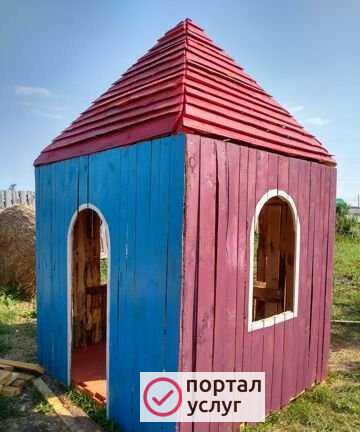 Фото Детский деревянный домик