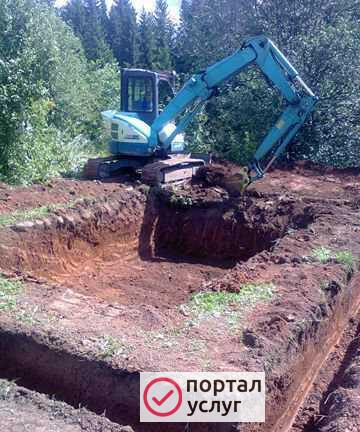 Фото Услуги мини-экскаватора