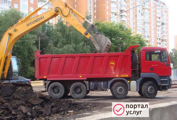 Фото Вывоз грунта в Монино
