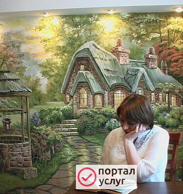 Фото Художник. Роспись стен. Рисую на стенах