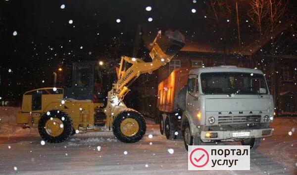 Фото Услуги фронтального погрузчика самосвала