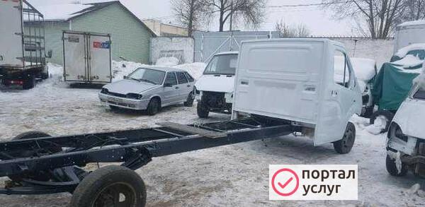Фото Удлинение рамы газель
