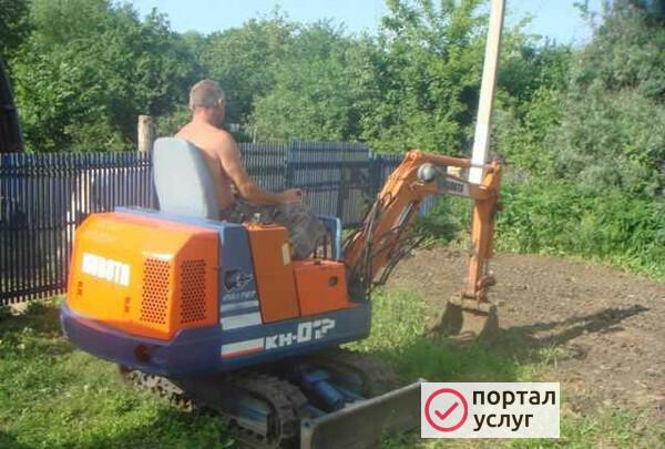 Фото Услуги экскаватора