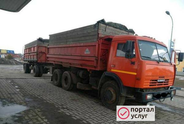 Фото Услуги камаз зерновоз самосвал