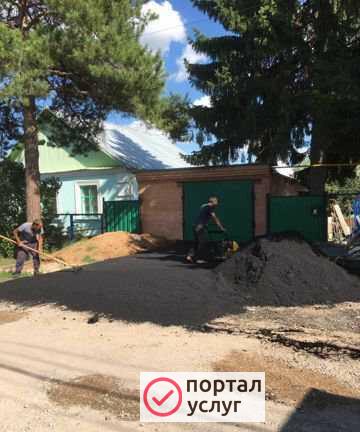 Фото Укладка асфальта