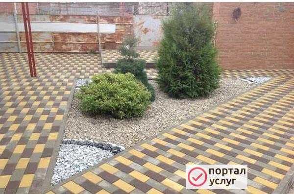 Фото Брусчатка,керамзитблоки, укладка брусчатки
