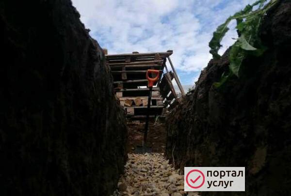 Фото Ручная копка траншей