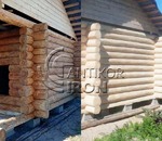 Пескоструйная очистка (пескоструй) деревянных домов