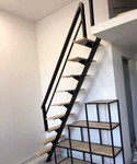 Стеллажи металлоконструкции лестницы