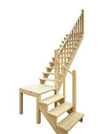 Бюджетные деревянные лестницы