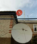 Установка спутникового телевидения МТС Триколор