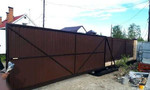 Забор и откатные ворота