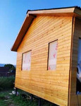 Покраска деревянных домов, бань и тд