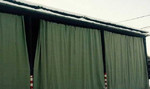 Брезентовые шторы в гараж
