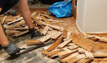 Демонтаж деревянных полов
