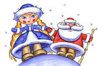 Дед Мороз и Снегурочка выезд на дом