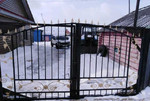 Кованные ворота в Тобольске