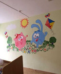Оформление веранды/стены в детском саду